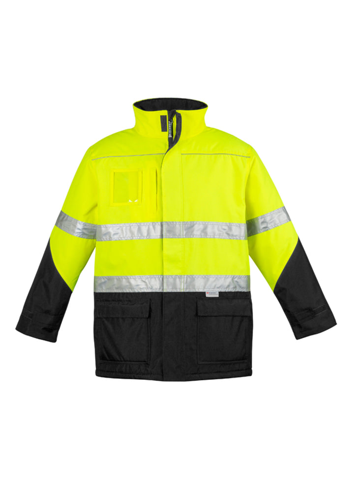 Syzmik-Syzmik Mens Hi Vis Storm Jacket-Discount Workwear NZ