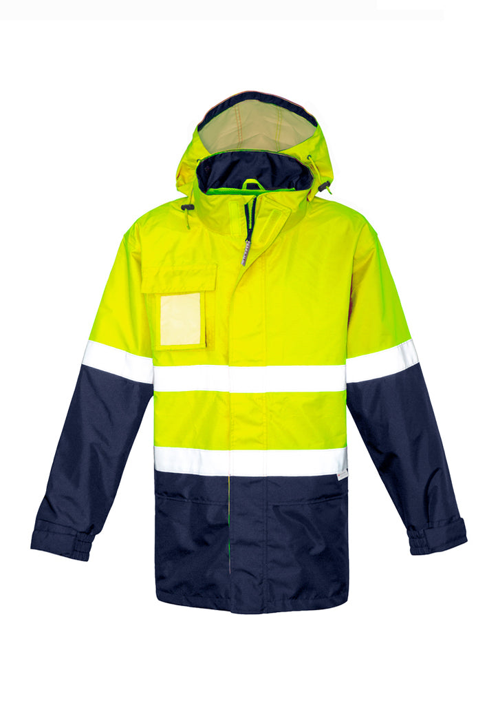 Syzmik-Syzmik Mens Hi Vis Ultralite Waterproof Jacket-Discount Workwear NZ