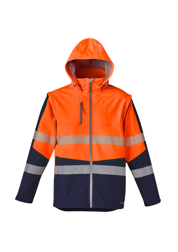 Syzmik-Syzmik Unisex Streetworx 2 in 1 Stretch Softshell Jacket-Discount Workwear NZ