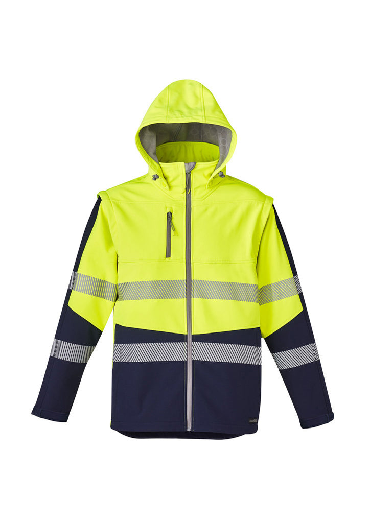 Syzmik-Syzmik Unisex Streetworx 2 in 1 Stretch Softshell Jacket-Discount Workwear NZ