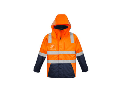 Syzmik-Syzmik Hi-Vis 4 in 1 Waterproof Jacket-Discount Workwear NZ