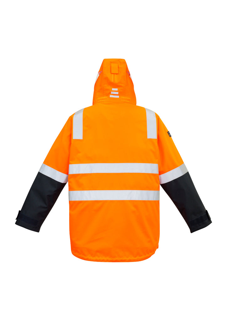 Syzmik-Syzmik Mens Hi Vis 4 in 1 Waterproof Jacket-Discount Workwear NZ