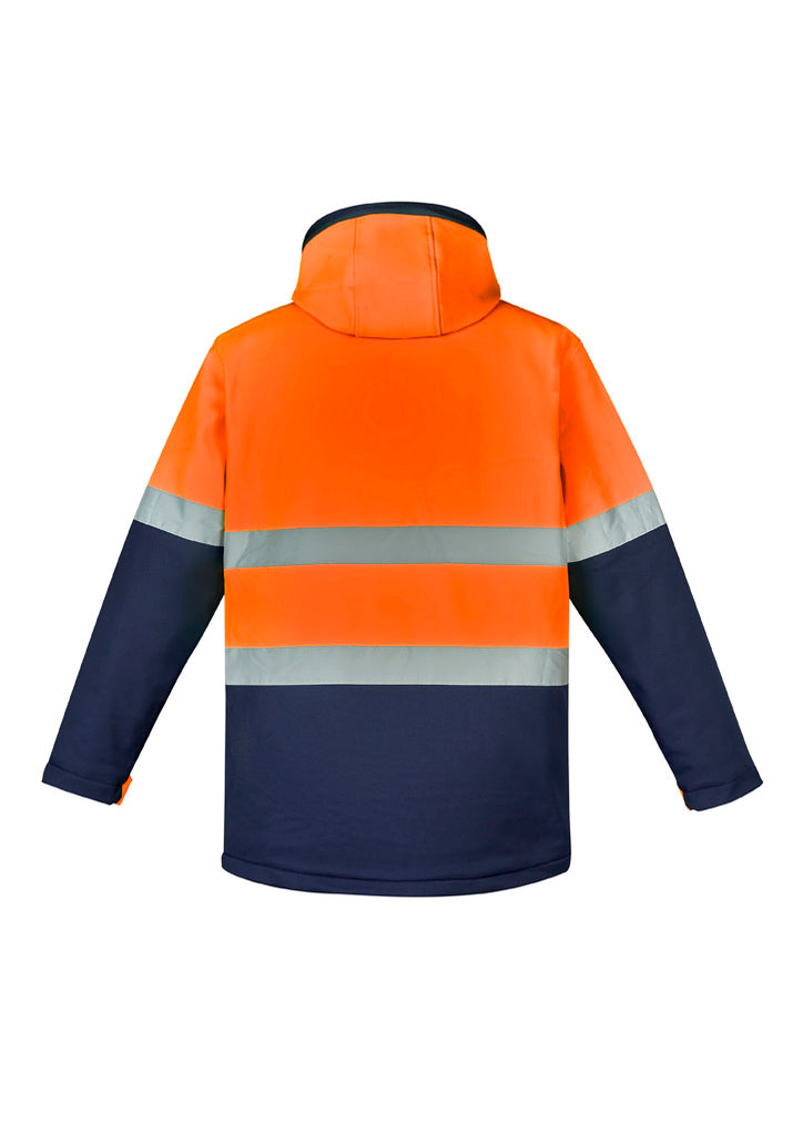 Syzmik-Syzmik Unisex Hi Vis Antarctic Softshell Taped Jacket-Discount Workwear NZ