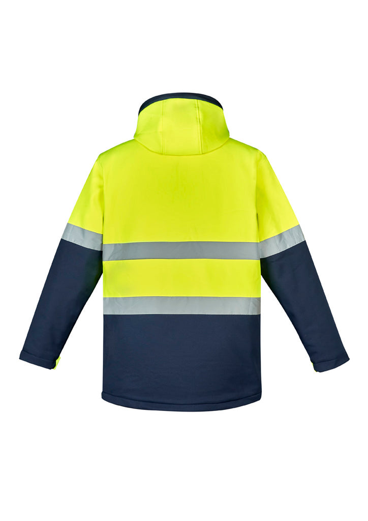 Syzmik-Syzmik Unisex Hi Vis Antarctic Softshell Taped Jacket-Discount Workwear NZ