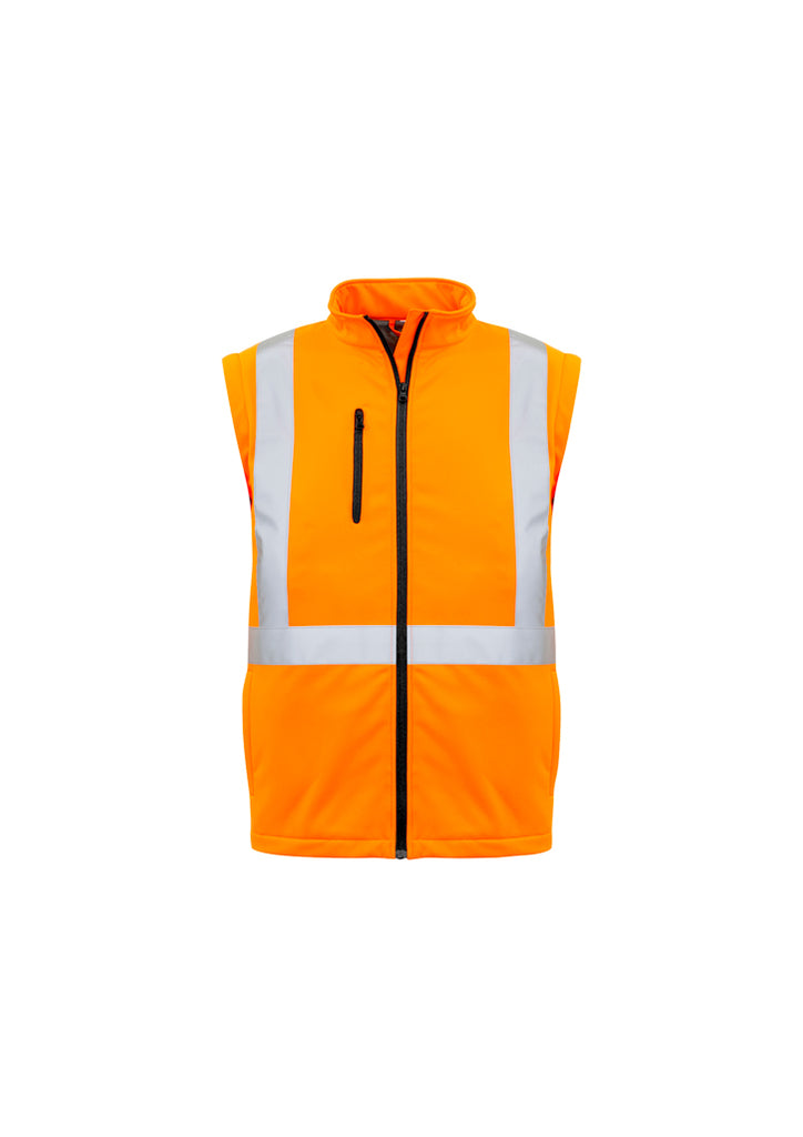 Syzmik-Syzmik Unisex Hi Vis X back 2 in 1 Softshell Jacket-Discount Workwear NZ