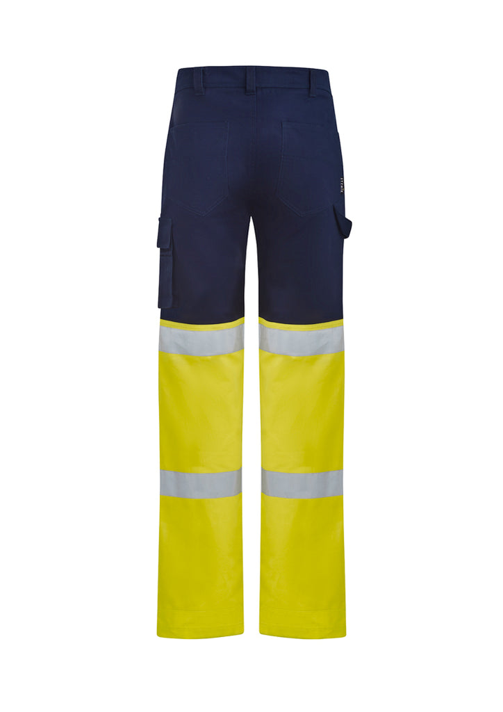 Syzmik-Syzmik Mens Bio Motion Hi Vis Taped Pant-Discount Workwear NZ