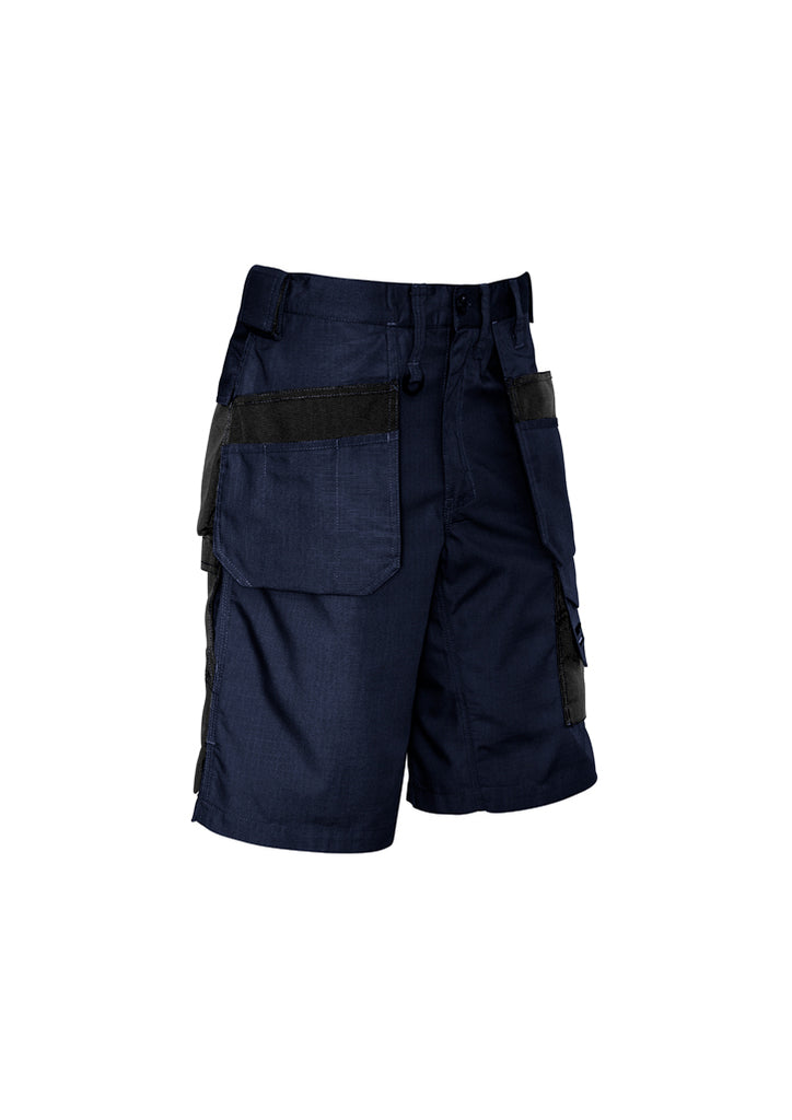 Syzmik-Syzmik Mens Ultralite Multi-Pocket Short-Discount Workwear NZ