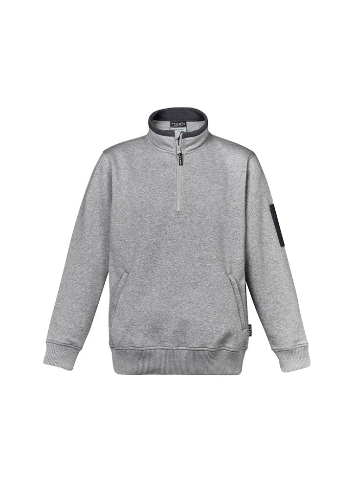 Syzmik-Syzmik Unisex 1/4 Zip Brushed Fleece Pullover-Discount Workwear NZ