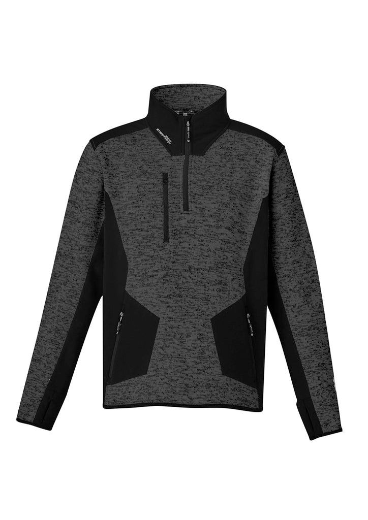 Syzmik-Syzmik Unisex Streetworx Reinforced Knit 1/4 Zip Pullover-Discount Workwear NZ