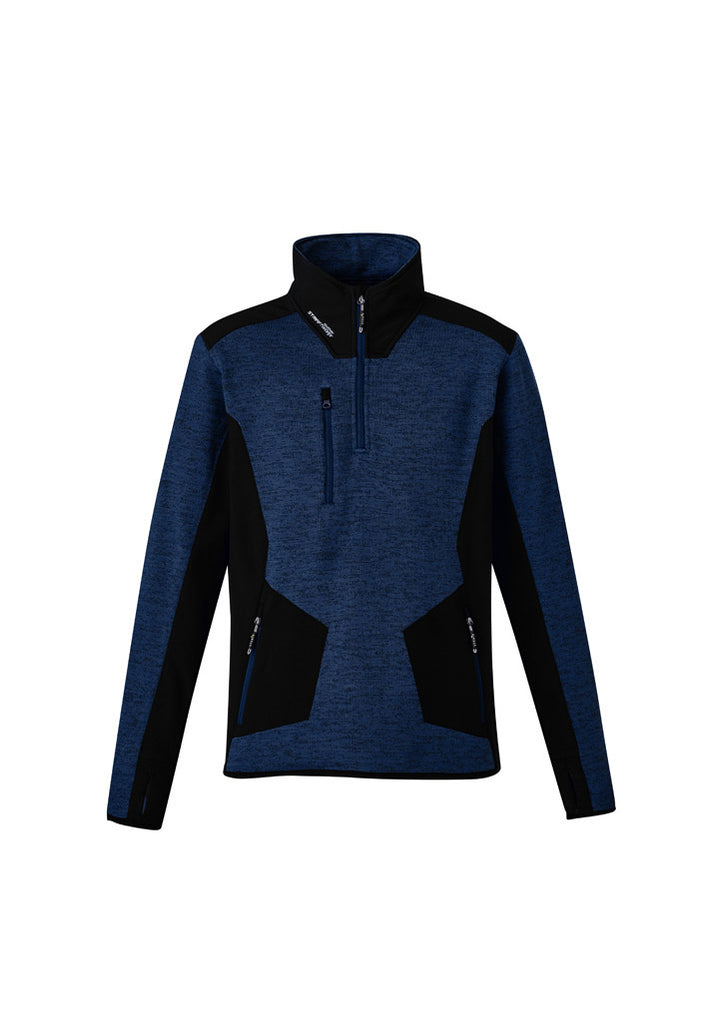 Syzmik-Syzmik Unisex Streetworx Reinforced Knit 1/4 Zip Pullover-Discount Workwear NZ