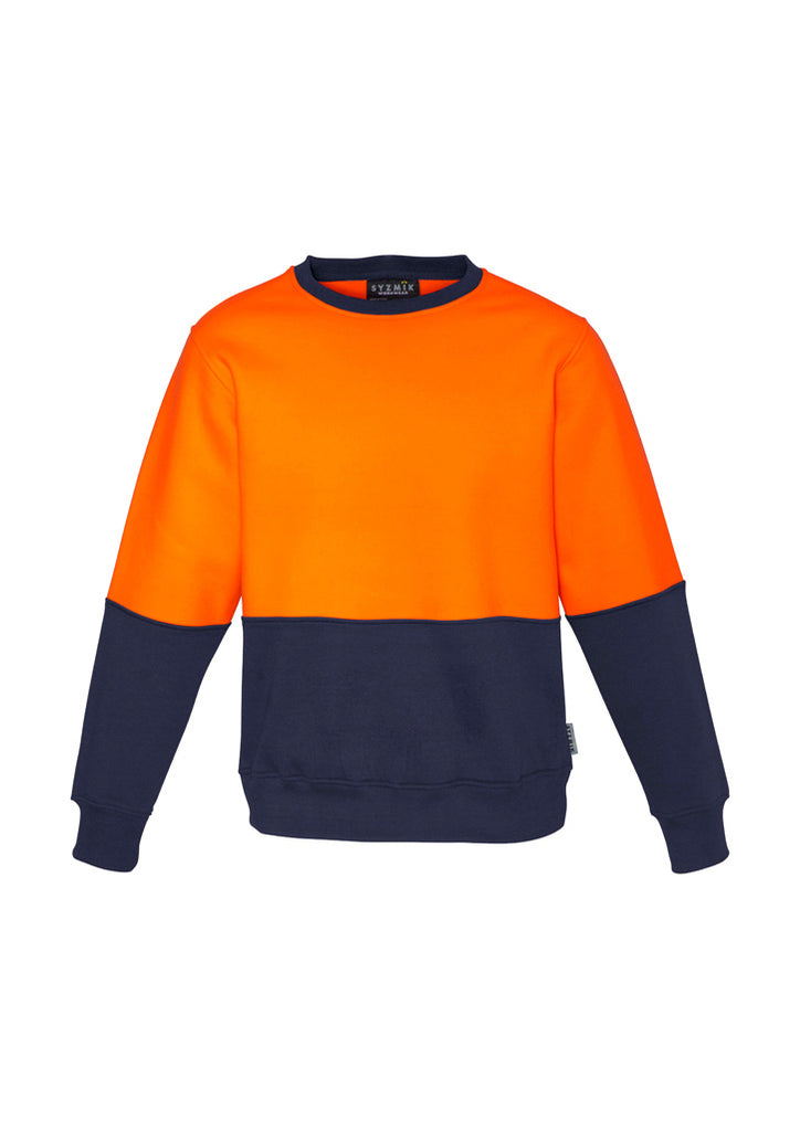 Syzmik-Syzmik Unisex Hi Vis Crew Sweatshirt-Discount Workwear NZ