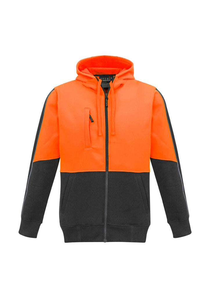 Syzmik-Syzmik Unisex Hi Vis Full Zip Hoodie-Discount Workwear NZ