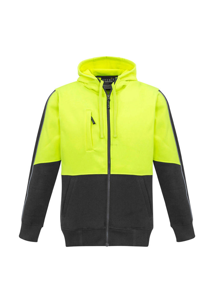 Syzmik-Syzmik Unisex Hi Vis Full Zip Hoodie-Discount Workwear NZ