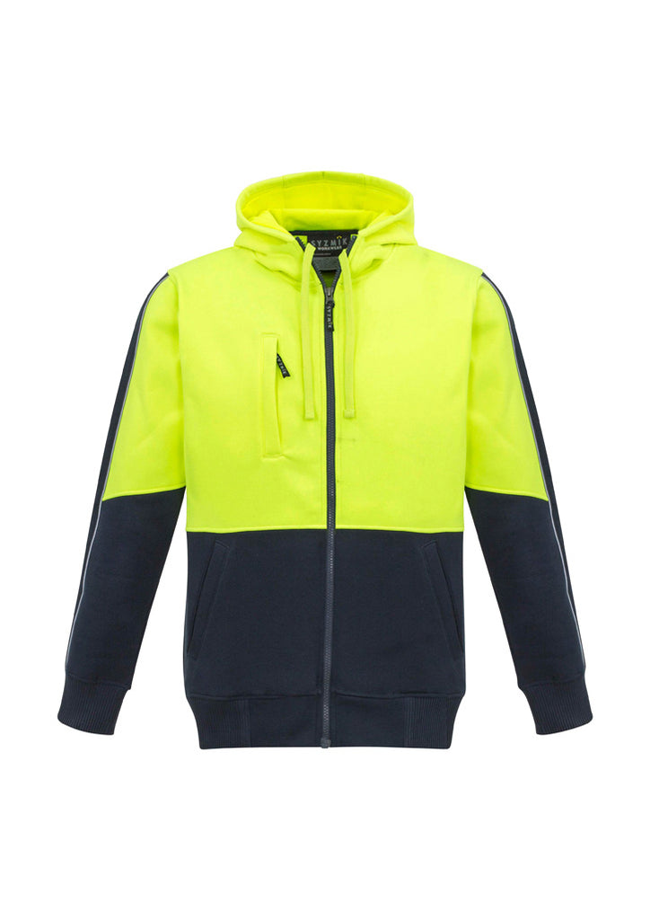 Syzmik-Syzmik Unisex Hi Vis Full Zip Hoodie-Discount Workwear NZ