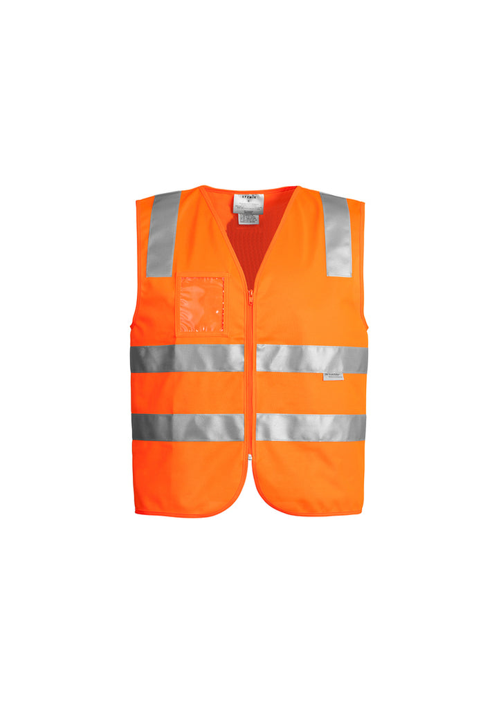 Syzmik-Syzmik Unisex Hi Vis Zip Vest-Discount Workwear NZ