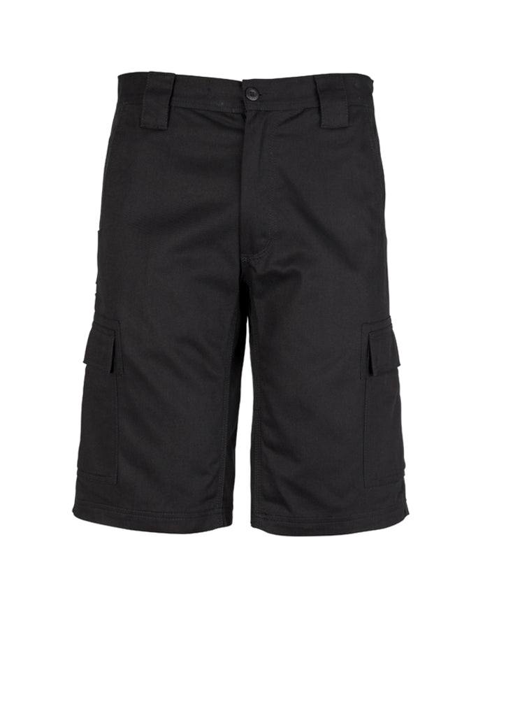 Syzmik-Syzmik Mens Midweight Drill Cargo Short-Discount Workwear NZ