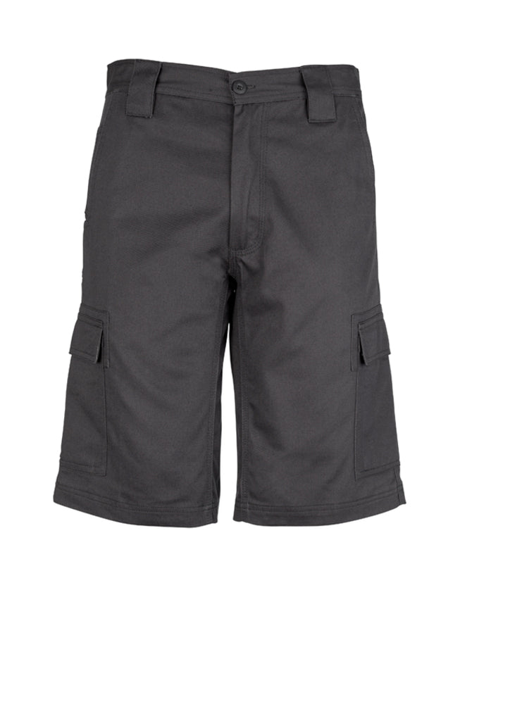 Syzmik-Syzmik Mens Midweight Drill Cargo Short-Discount Workwear NZ