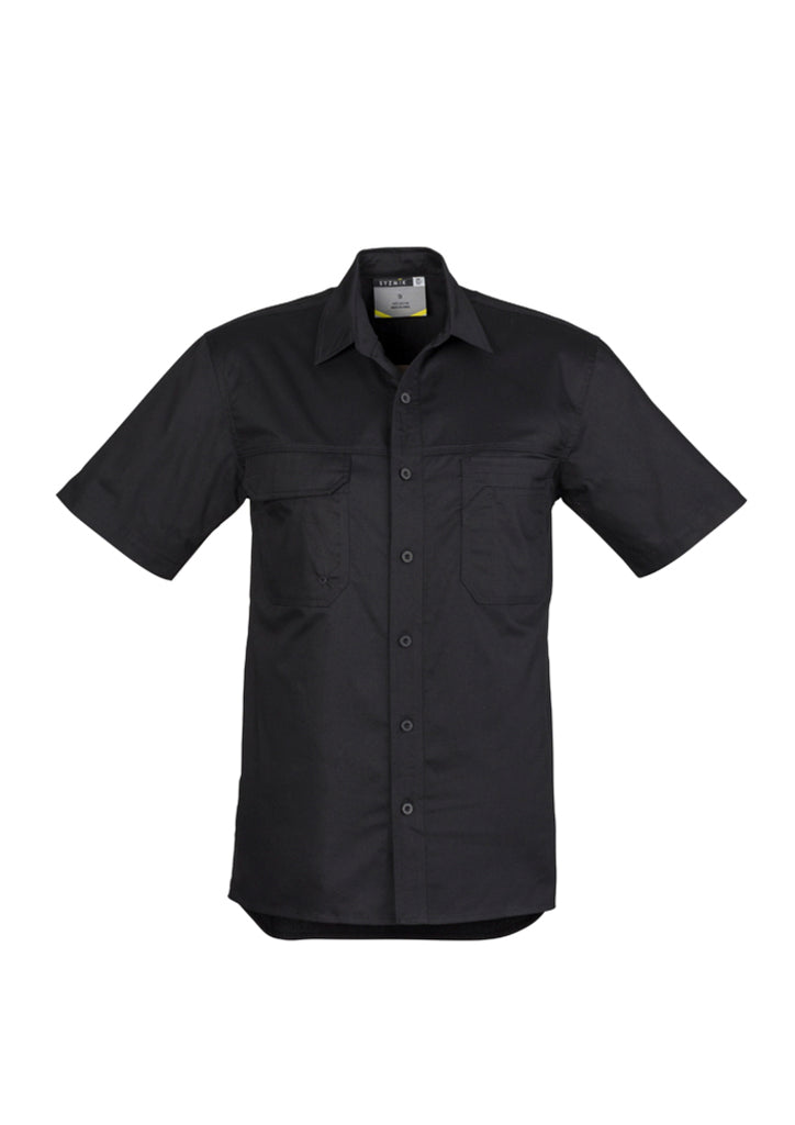 Syzmik-Syzmik Mens Lightweight Tradie S/S Shirt-Discount Workwear NZ