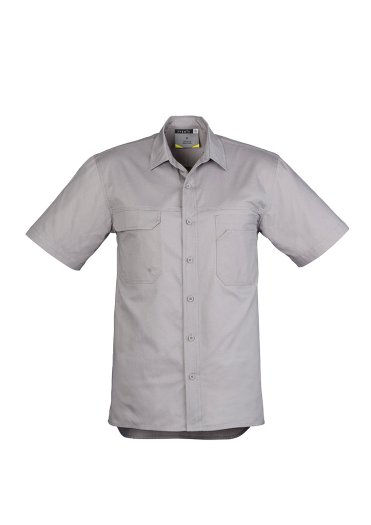 Syzmik-Syzmik Mens Lightweight Tradie S/S Shirt-Discount Workwear NZ