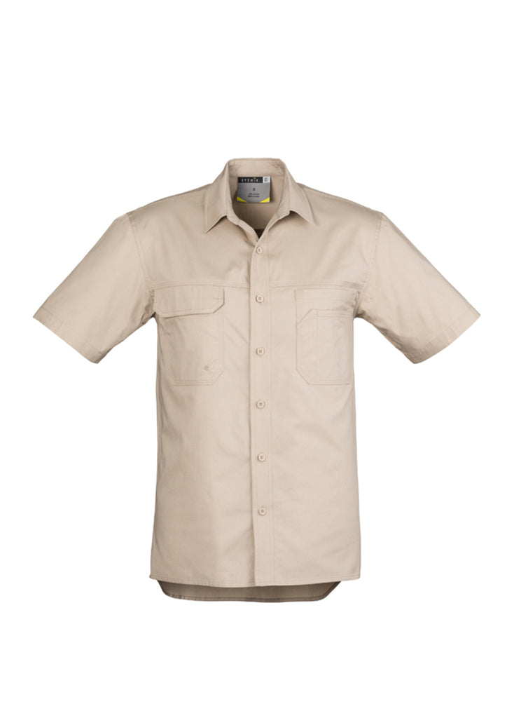 Syzmik-Syzmik Mens Lightweight Tradie S/S Shirt-Discount Workwear NZ