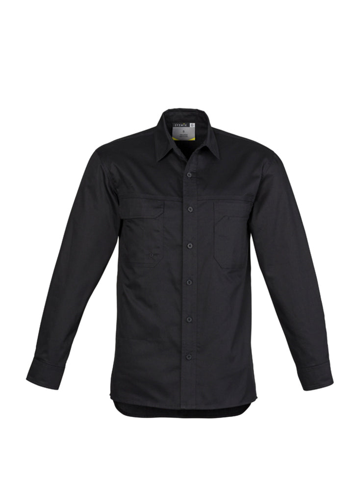 Syzmik-Syzmik Mens Lightweight Tradie L/S Shirt-Discount Workwear NZ