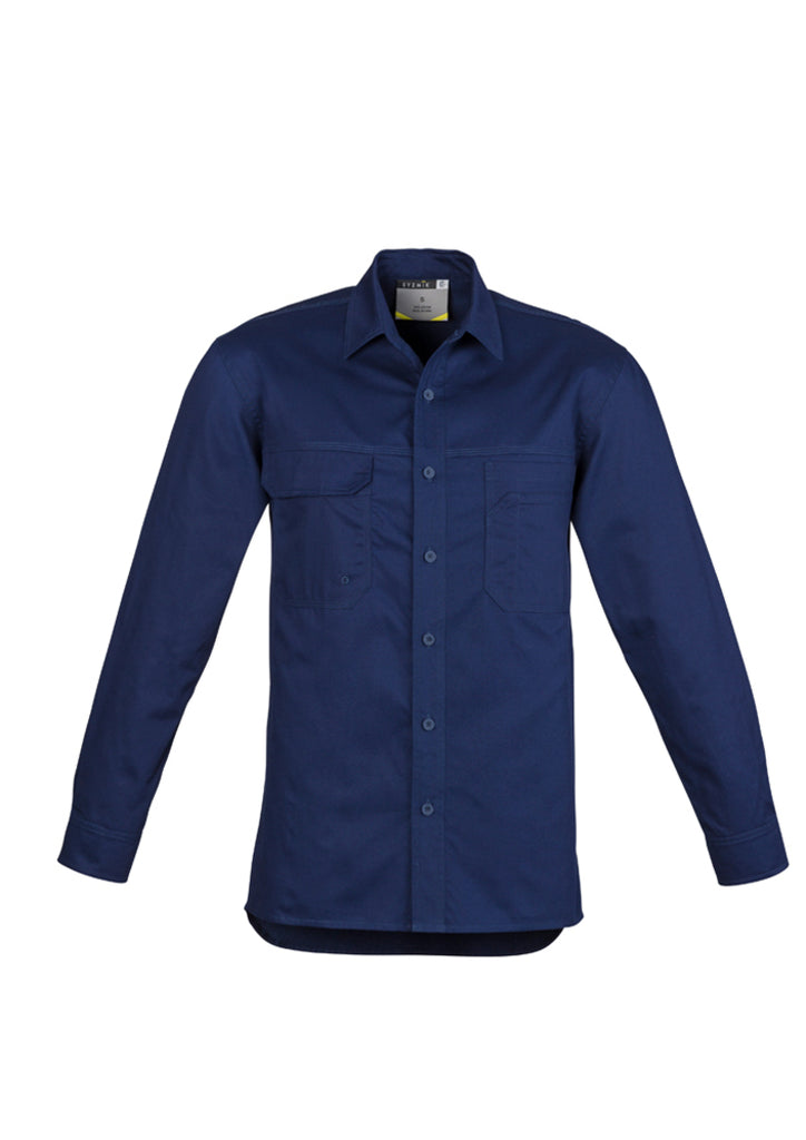 Syzmik-Syzmik Mens Lightweight Tradie L/S Shirt-Discount Workwear NZ