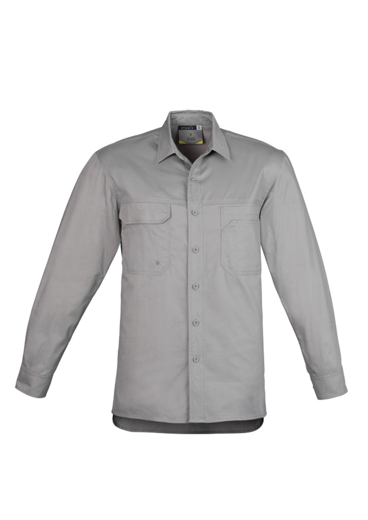 Syzmik-Syzmik Mens Lightweight Tradie L/S Shirt-Discount Workwear NZ