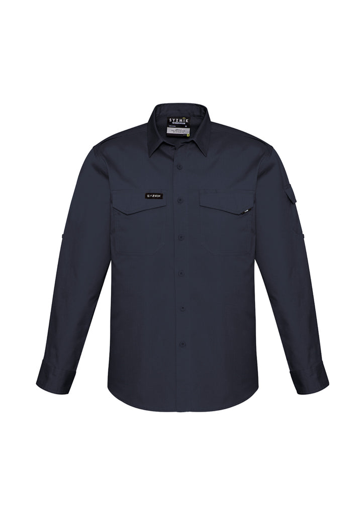 Syzmik-Syzmik Mens Rugged Cooling L/S Shirt-Discount Workwear NZ