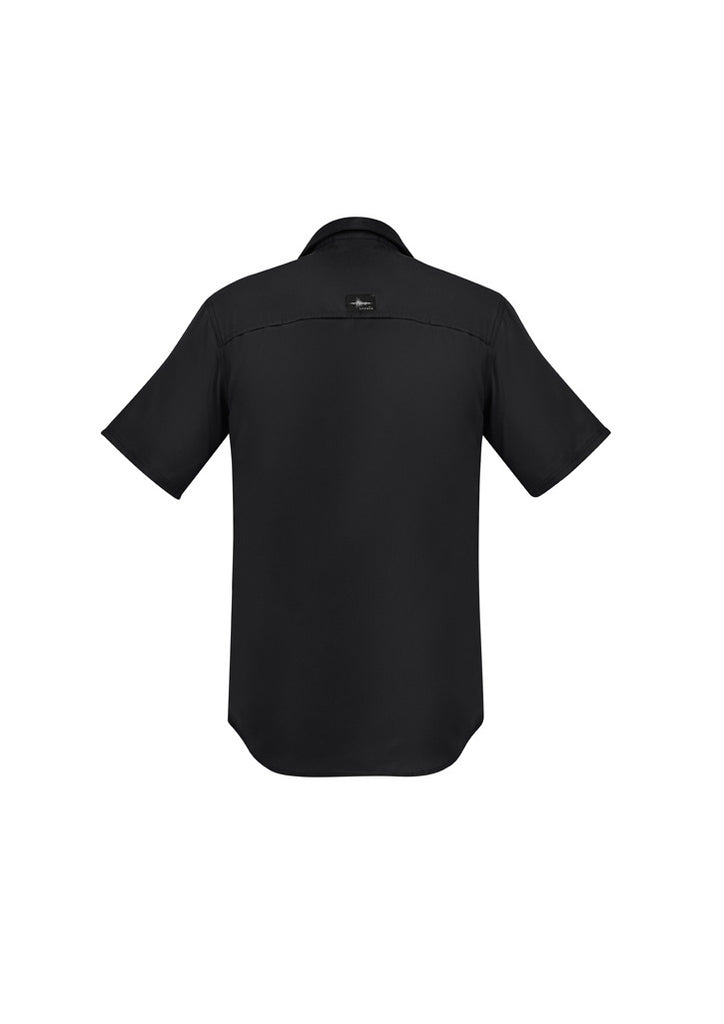 Syzmik-Syzmik Mens Outdoor S/S Shirt-Discount Workwear NZ