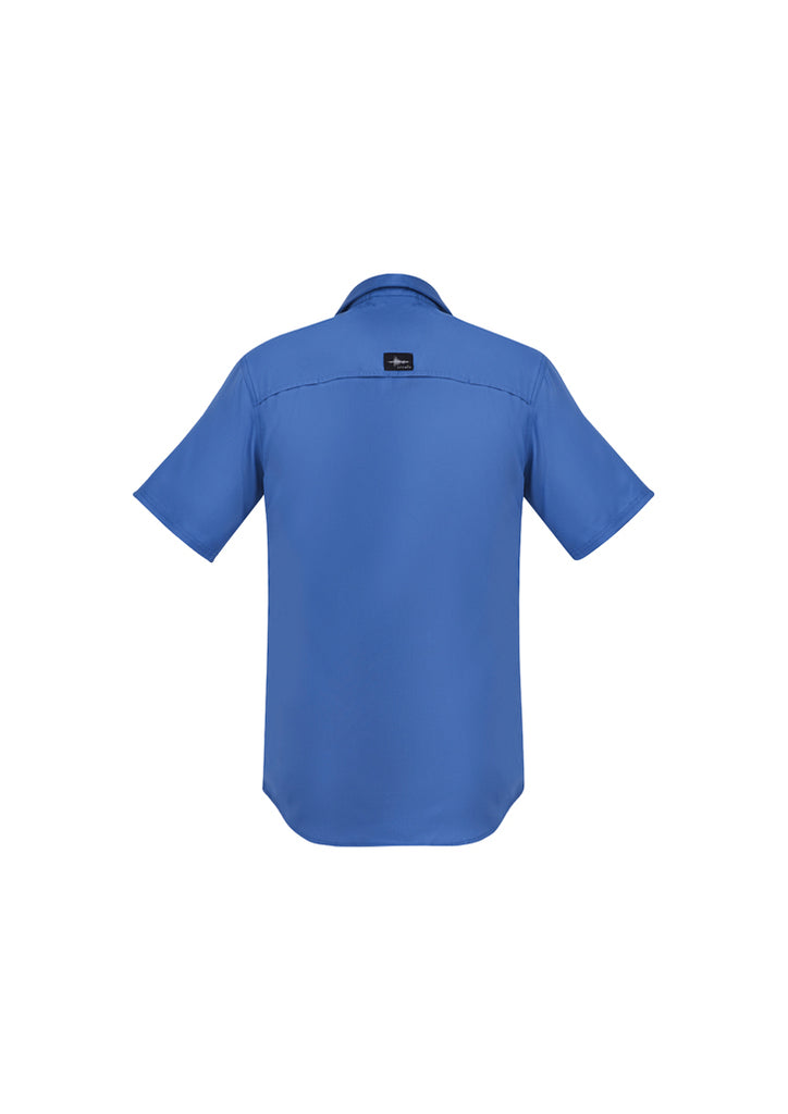 Syzmik-Syzmik Mens Outdoor S/S Shirt-Discount Workwear NZ