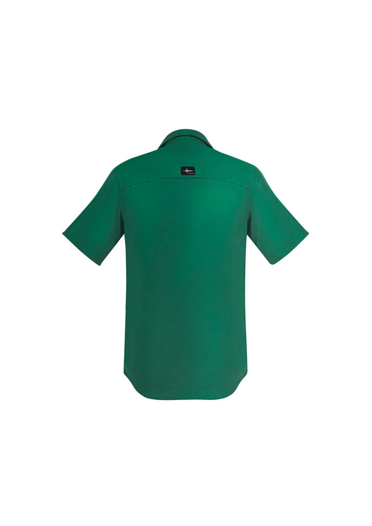 Syzmik-Syzmik Mens Outdoor S/S Shirt-Discount Workwear NZ