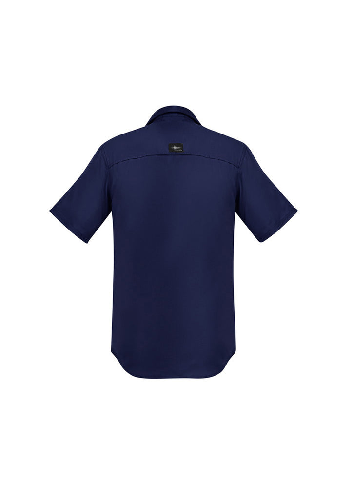 Syzmik-Syzmik Mens Outdoor S/S Shirt-Discount Workwear NZ