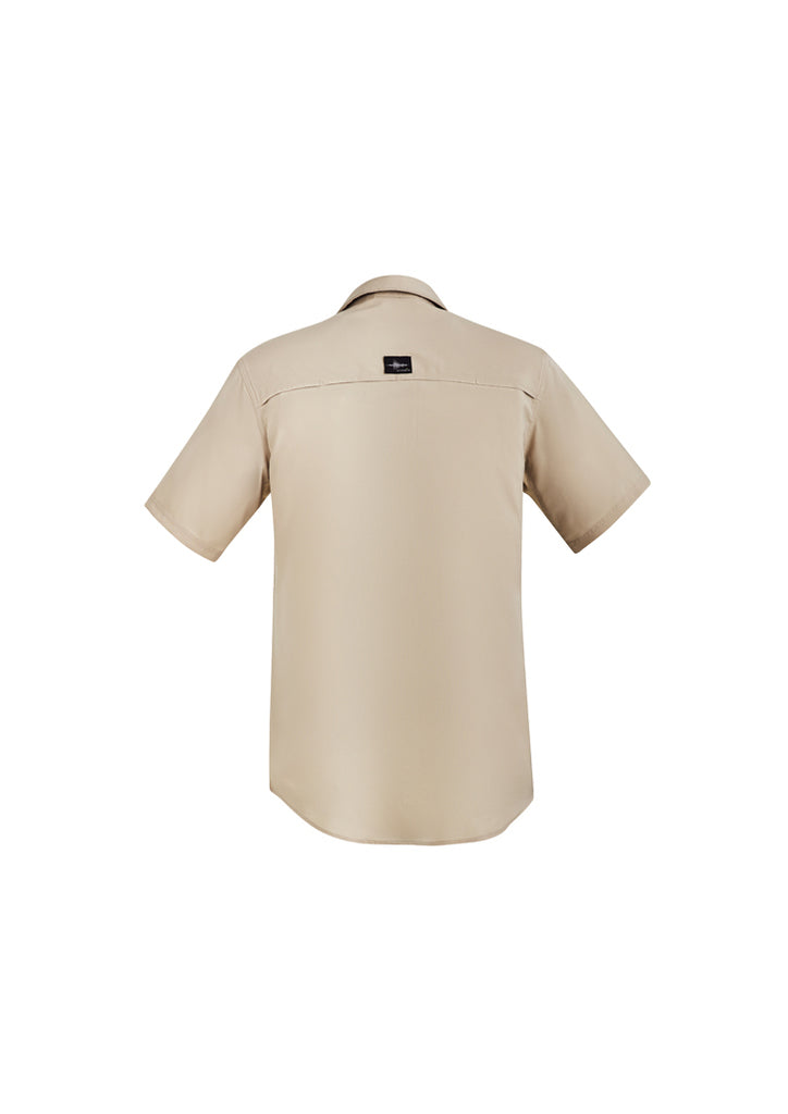 Syzmik-Syzmik Mens Outdoor S/S Shirt-Discount Workwear NZ