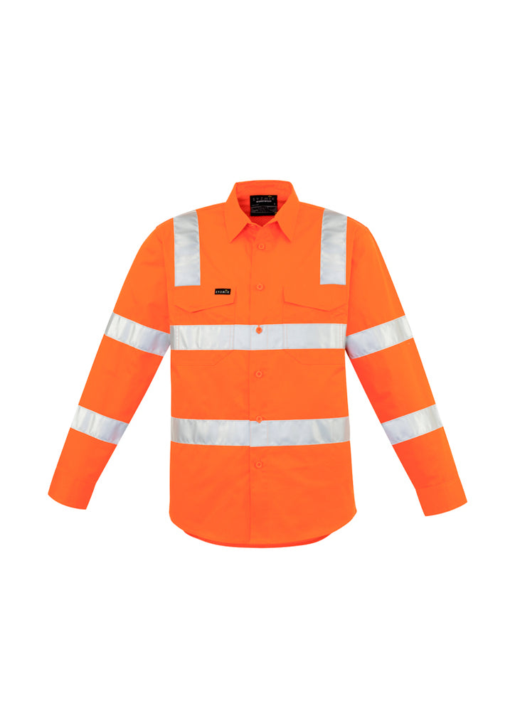 Syzmik-Syzmik Mens Bio Motion Vic Rail Shirt-Discount Workwear NZ