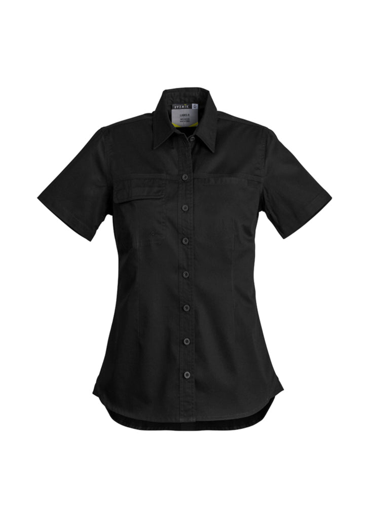 Syzmik-Syzmik Womens Lightweight Tradie S/S Shirt-Discount Workwear NZ