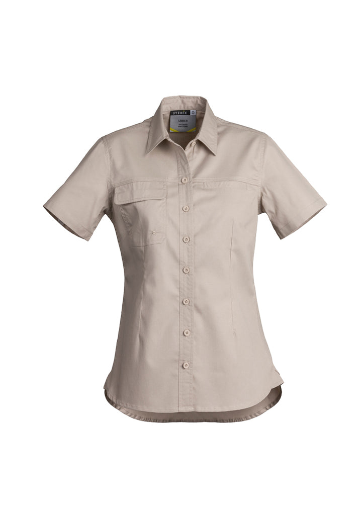 Syzmik-Syzmik Womens Lightweight Tradie S/S Shirt-Discount Workwear NZ