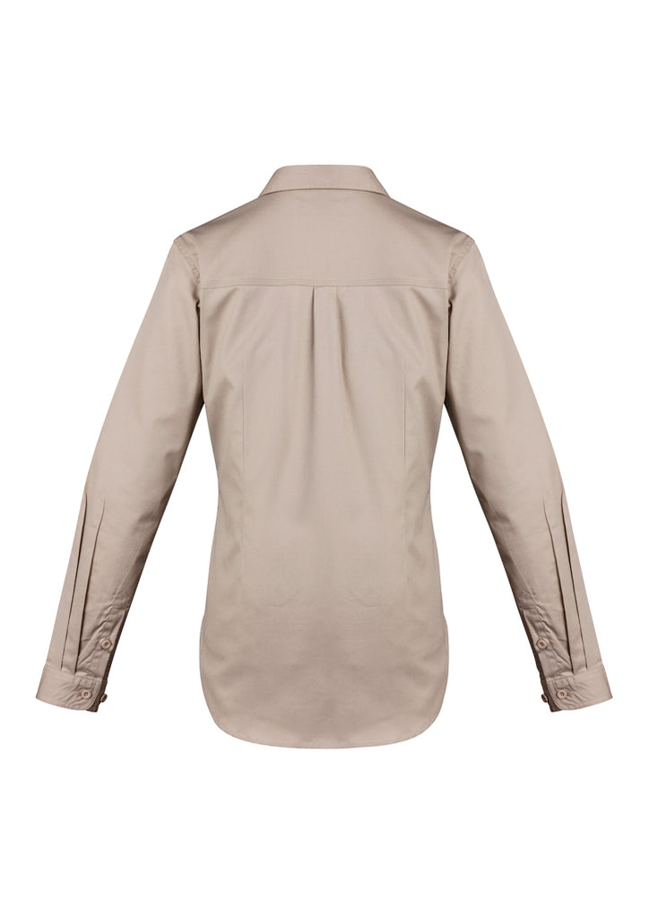 Syzmik-Syzmik Womens Lightweight Tradie L/S Shirt-Discount Workwear NZ