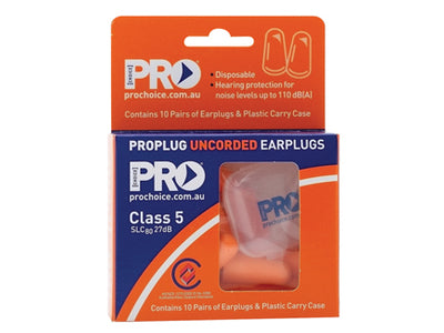 vendor-unknown-PRO-BULLET Earplugs UNCORDED-10 Pairs-Discount Workwear NZ