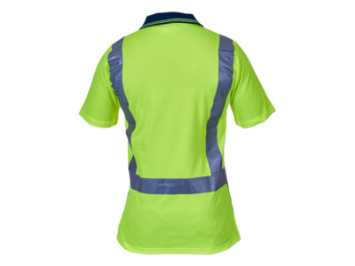 Pan Products-Caution D/N Microfibre Polo-Discount Workwear NZ